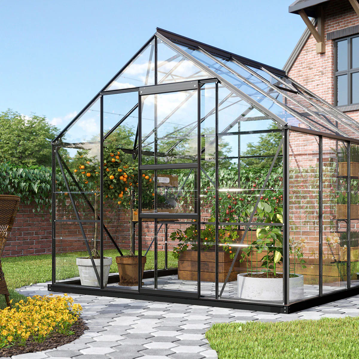 VITAVIA MERKUR 6700 SORT 3 MM DELT GLAS Svart
