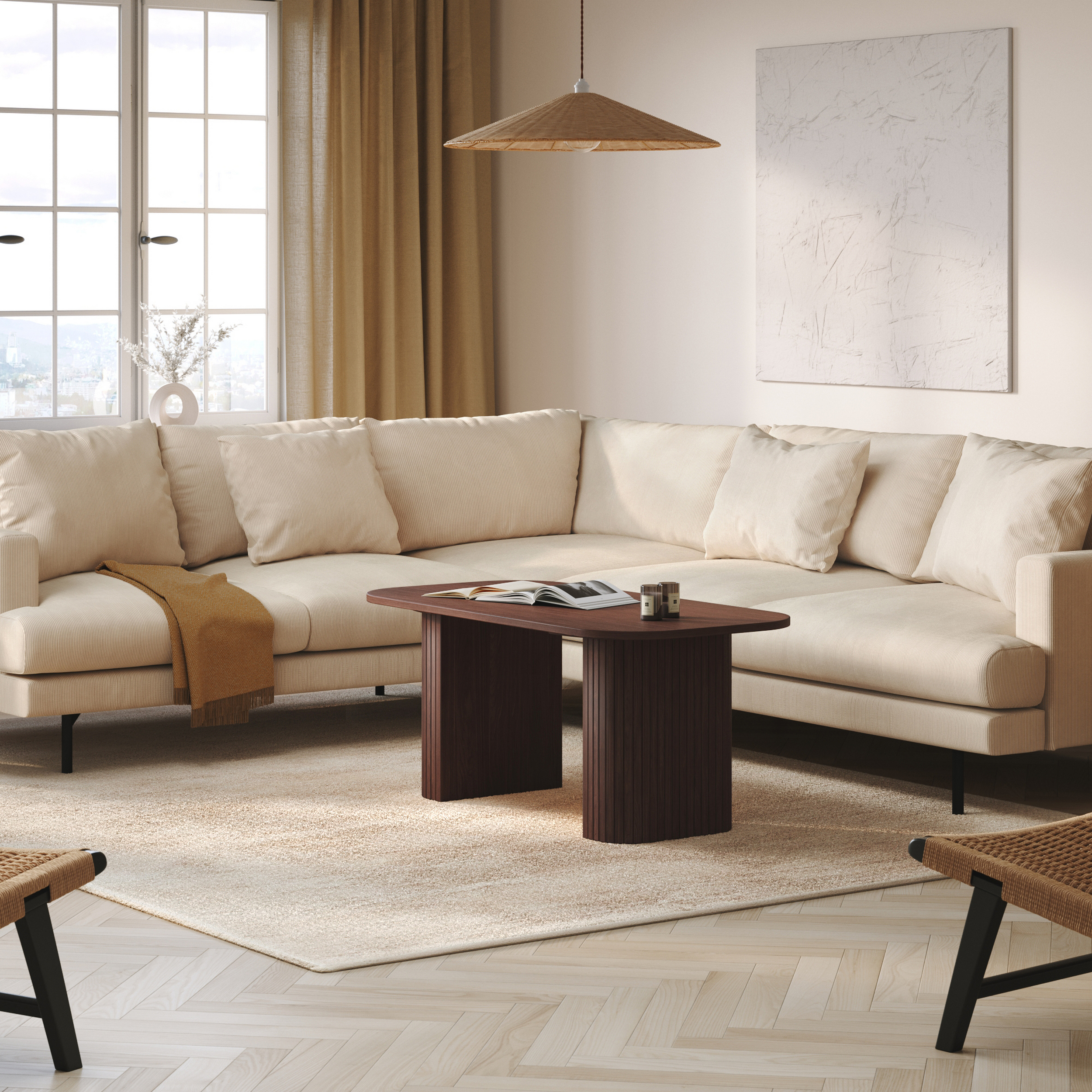 Soffbord Bark Kopparbo 120cm