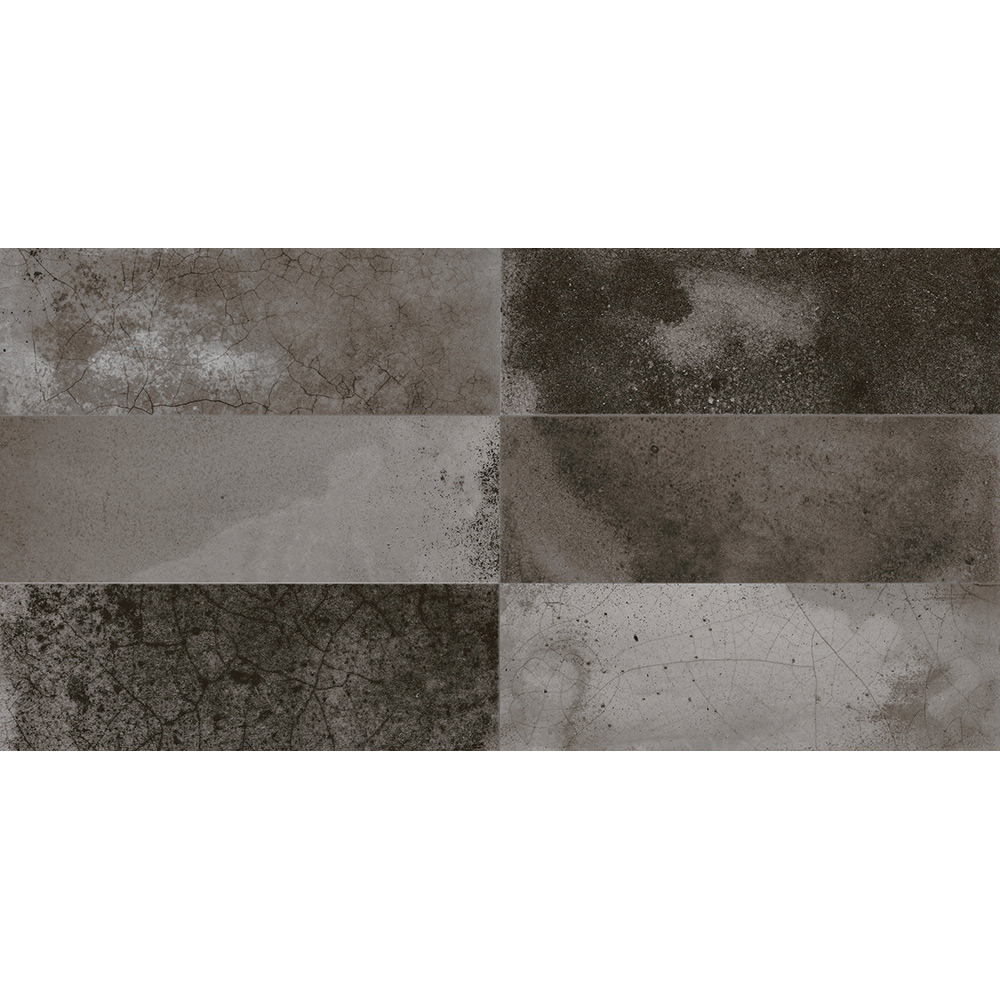 Kakel Tenfors FS Raku Black 20x40 cm