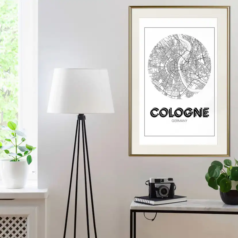 Poster Artgeist Affisch Retro Cologne
