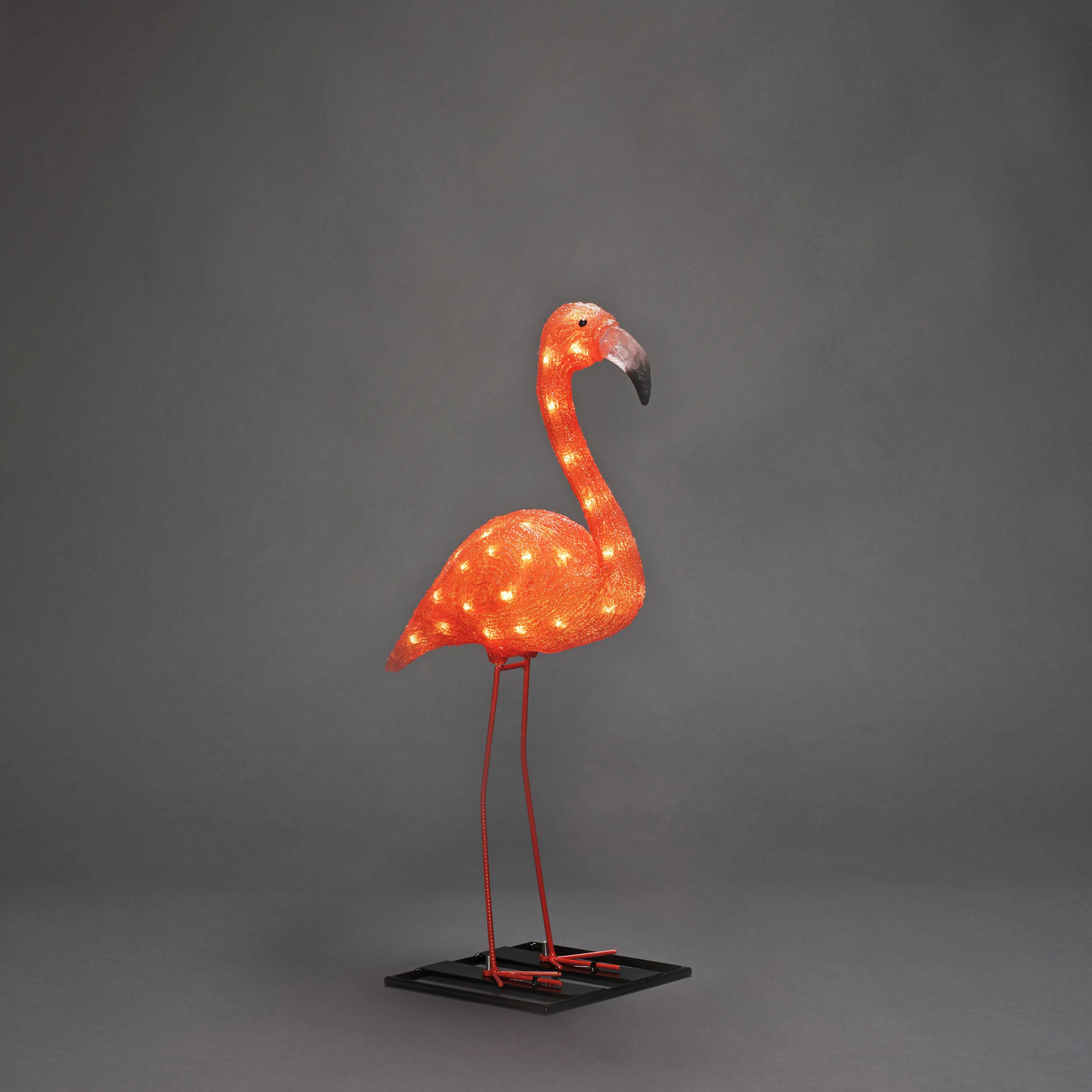 Flamingo akryl 70cm LED Höjd: 70 cm
