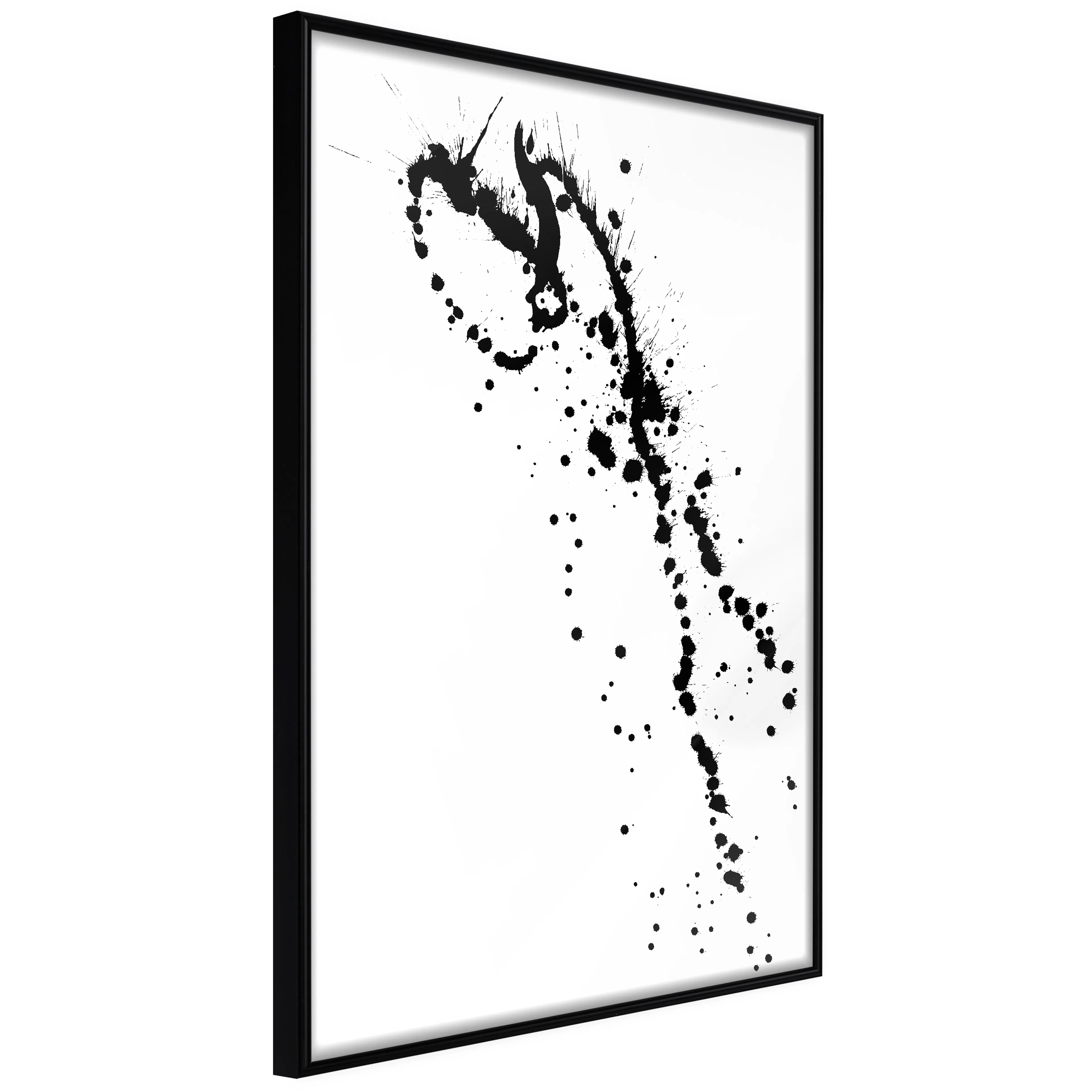 Affisch - Black Splash [Poster] 20x30 Svart ram, 20x30 cm
