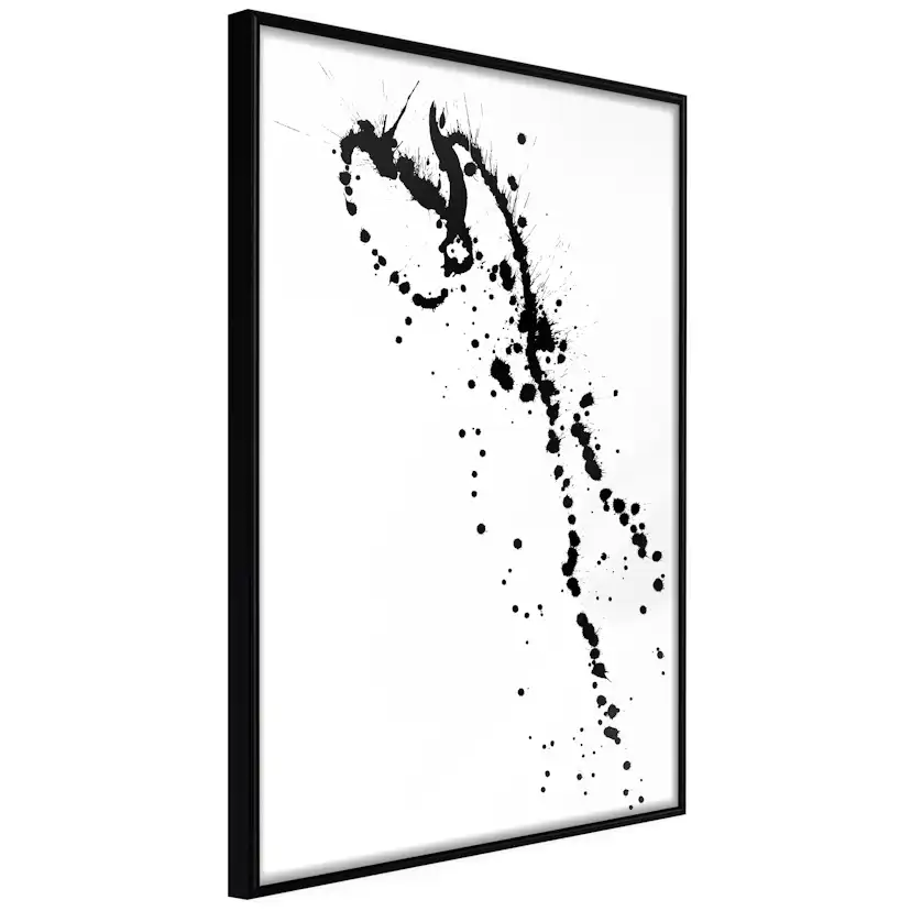Poster Artgeist Affisch Black Splash