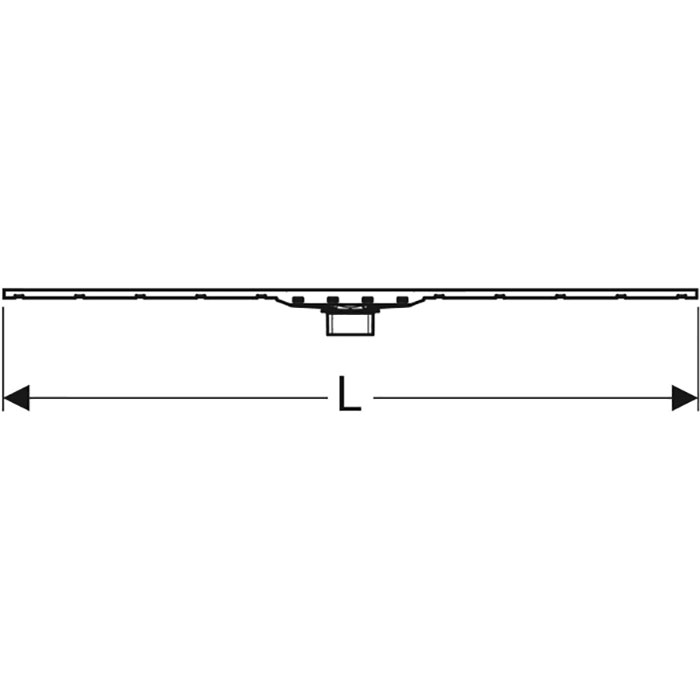 Golvränna Geberit CleanLine 80 Överdel