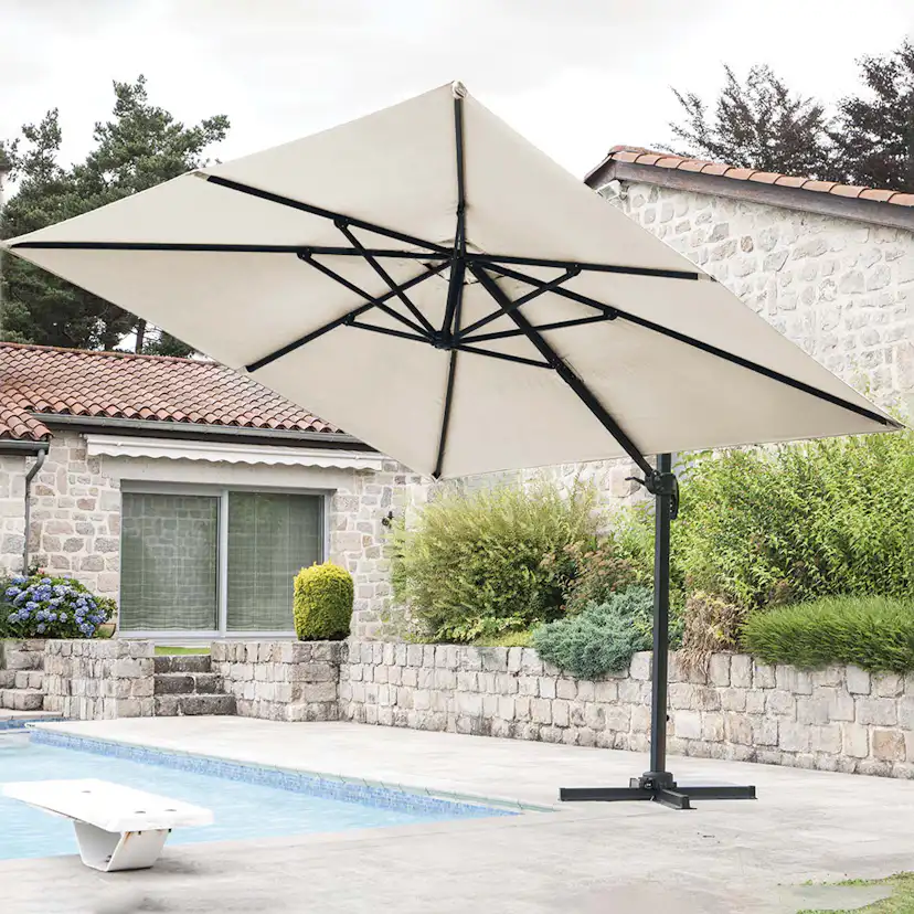 Parasoll Baltic Garden Miami fristående 3x3 m