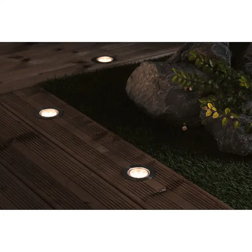 LED Infälld Markbelysning Paulmann Plug & Shine Floor Profil Spot Insektsvänlig IP67 2W