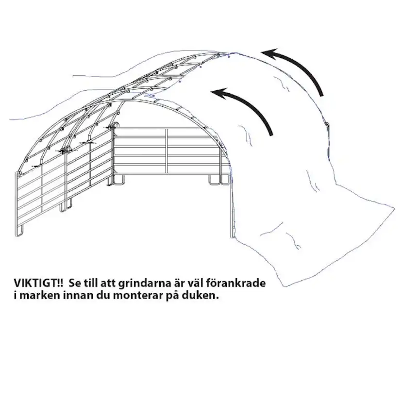 Vindskydd Kellfri 6 x 6 m