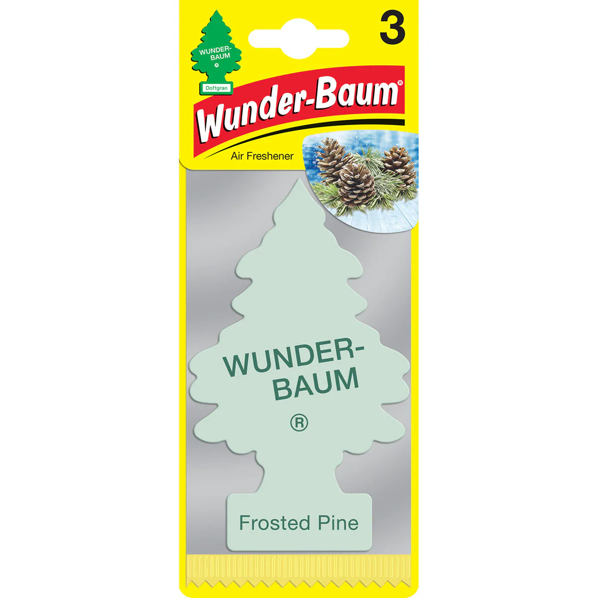 Luftfräschare Wunder-Baum Frosted Pine 3-pack