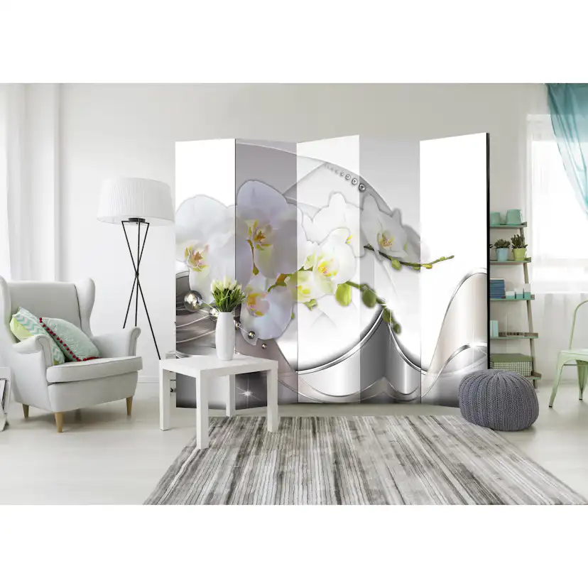 Rumsavdelare Skärmvägg Arkiio Pearl Dance of Orchids II 225x172 cm