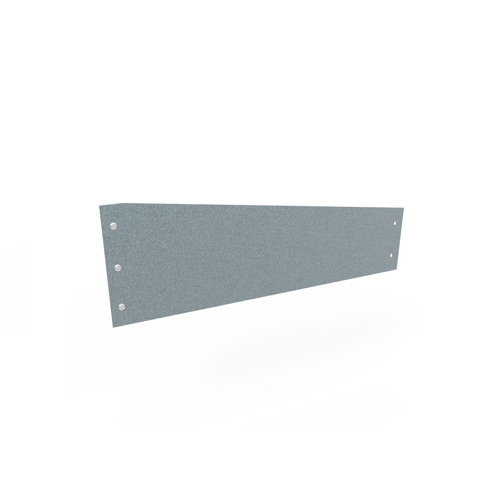 Planteringskant Flexigarden Aluzink Övergång 120-180 mm 500 mm