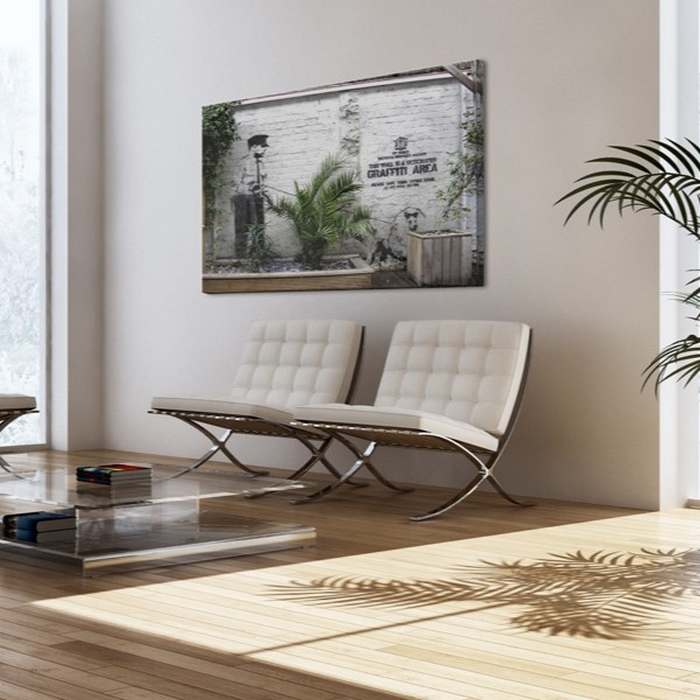 Tavla Arkiio Graffiti Area Banksy 60x40