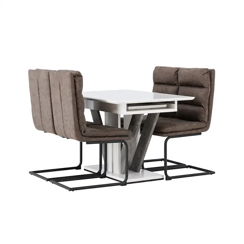 Matgrupp Venture Home Disa med 4 Zizo Stolar