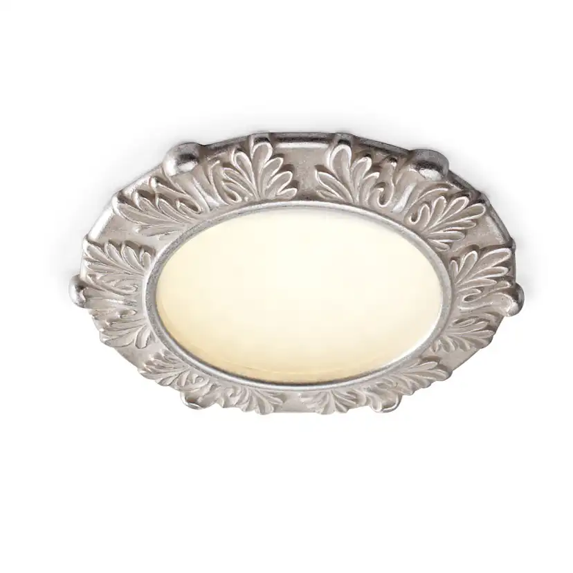 LED-spot Beslag Design Acanthus Orient Silver