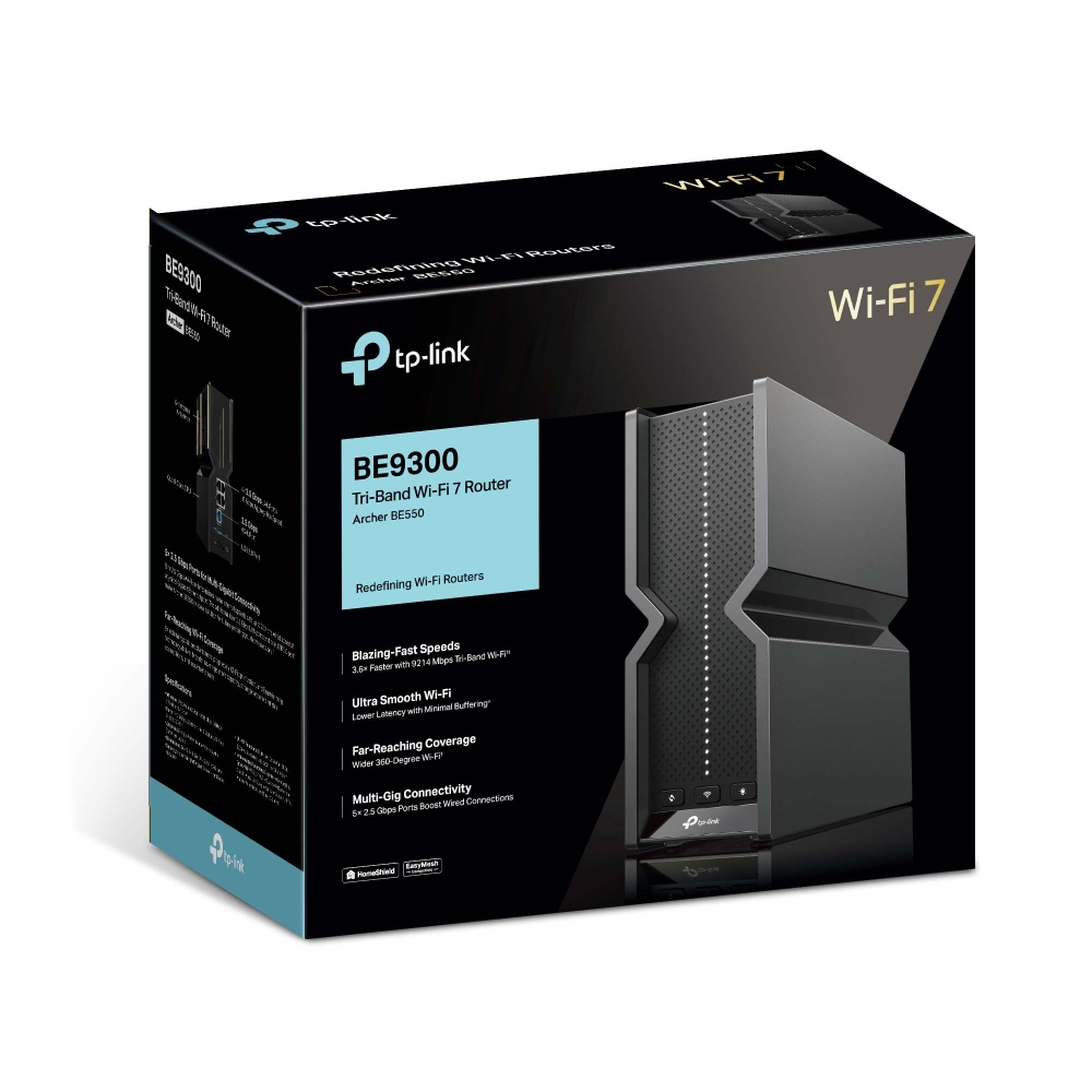 Router TP-Link Archer BE550 Tri-Band Wi-Fi 7