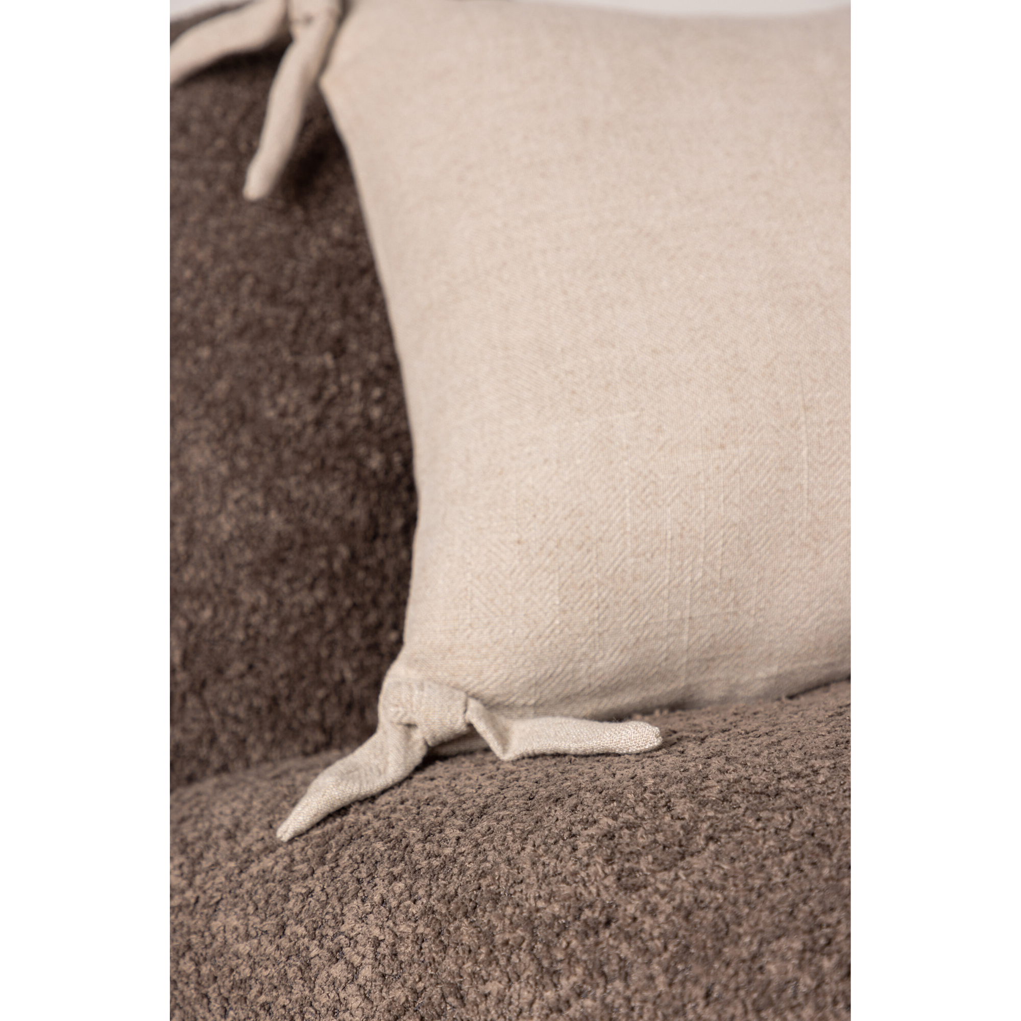 Nora Cushion Cover Linen Viscouse - Beige Beige