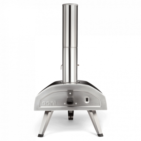 Pizzaugn Ooni Fyra Vedeldad för Utebruk Svart/Rostfri