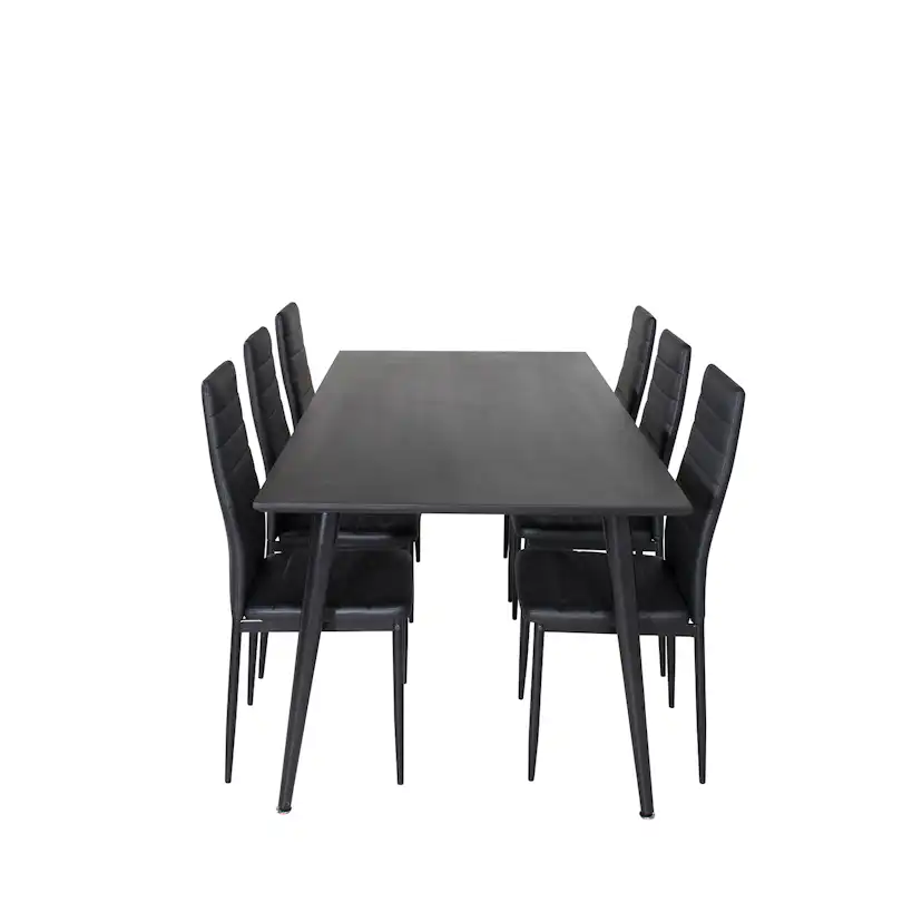 Matgrupp Venture Home Dipp med 6 Slim Stolar