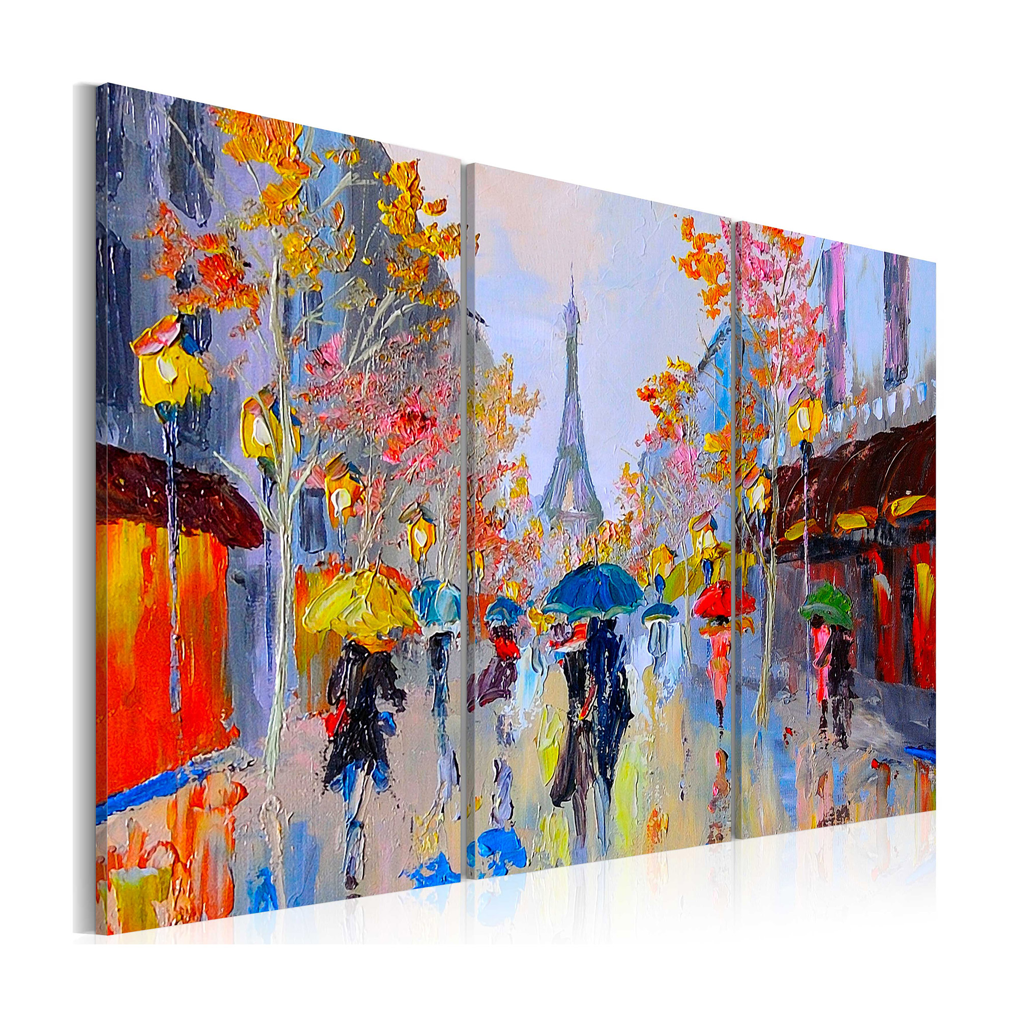 Handmålad Tavla Arkiio  Rainy Paris