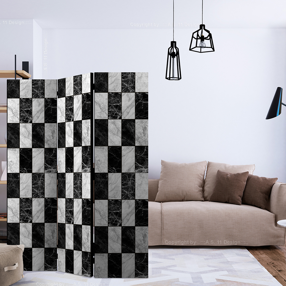 Rumsavdelare Skärmvägg Arkiio Checker 135x172 cm