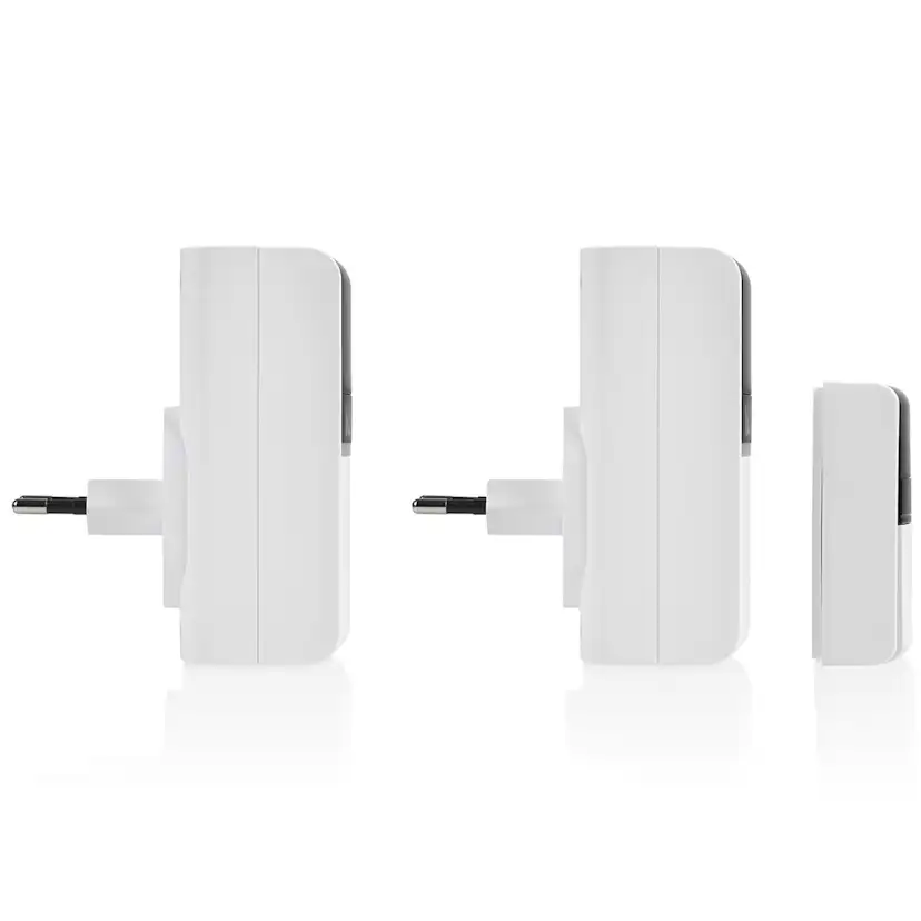 Trådlös Dörrklocka Byron Kinetic Ej batteri X2 Mottag