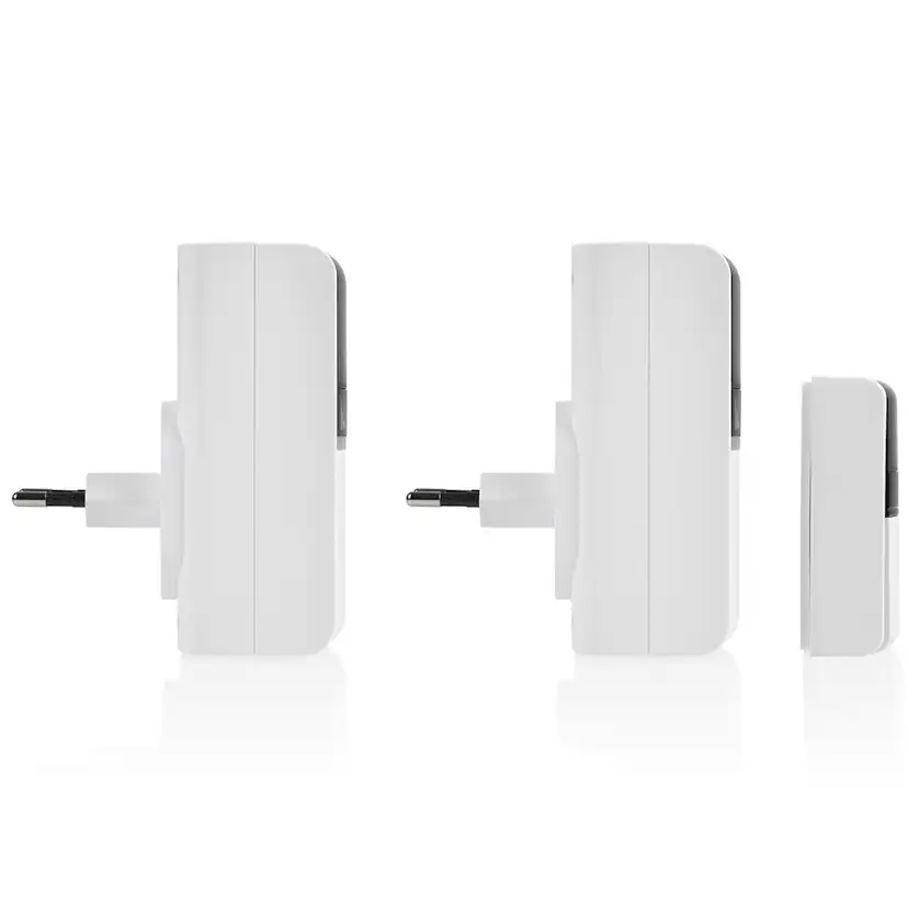Trådlös Dörrklocka Byron Kinetic Ej batteri X2 Mottag