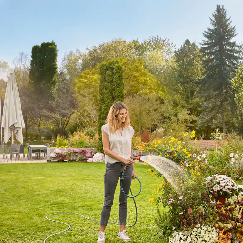 Slangbox Gardena Batteridriven PowerRoll XXL 40 m Med Batteri & Laddare