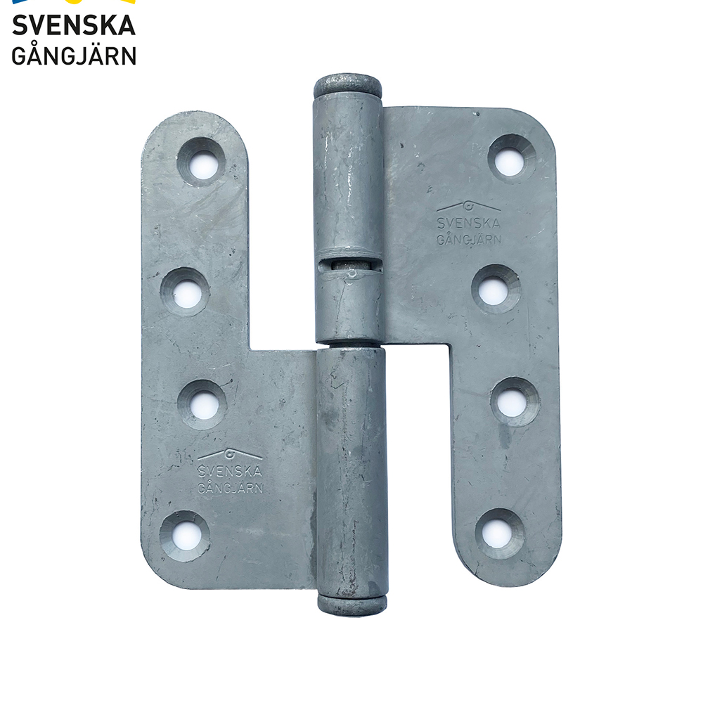 Gångjärn 3228-110 Vä varmförz 100 st/frp Vänster, Varmförzinkat, Standard knopp