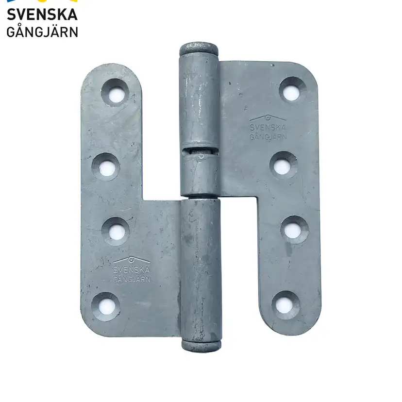 Gångjärn 3228-110 Vä varmförz 100 st/frp Vänster, Varmförzinkat, Standard knopp
