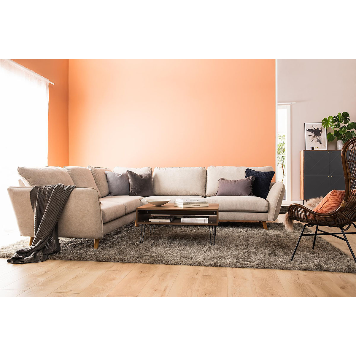 Hörnsoffa Scandinavian Choice Trend Lyx Vänster