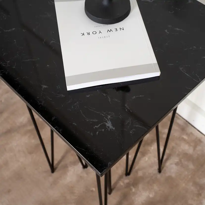 Sidobord furniture/fashion Stone 40 cm