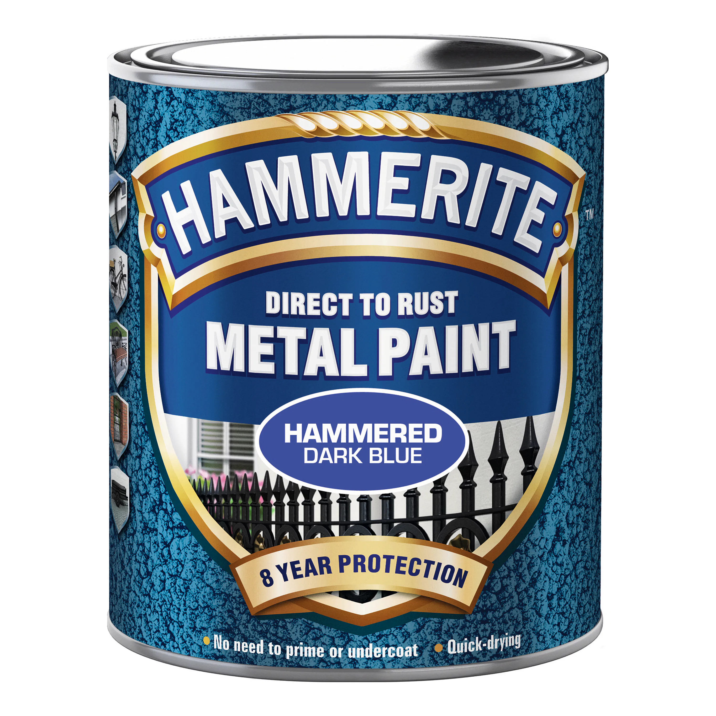 Rostskyddsfärg Hammerite Hammarlack Mörkblå 750ml