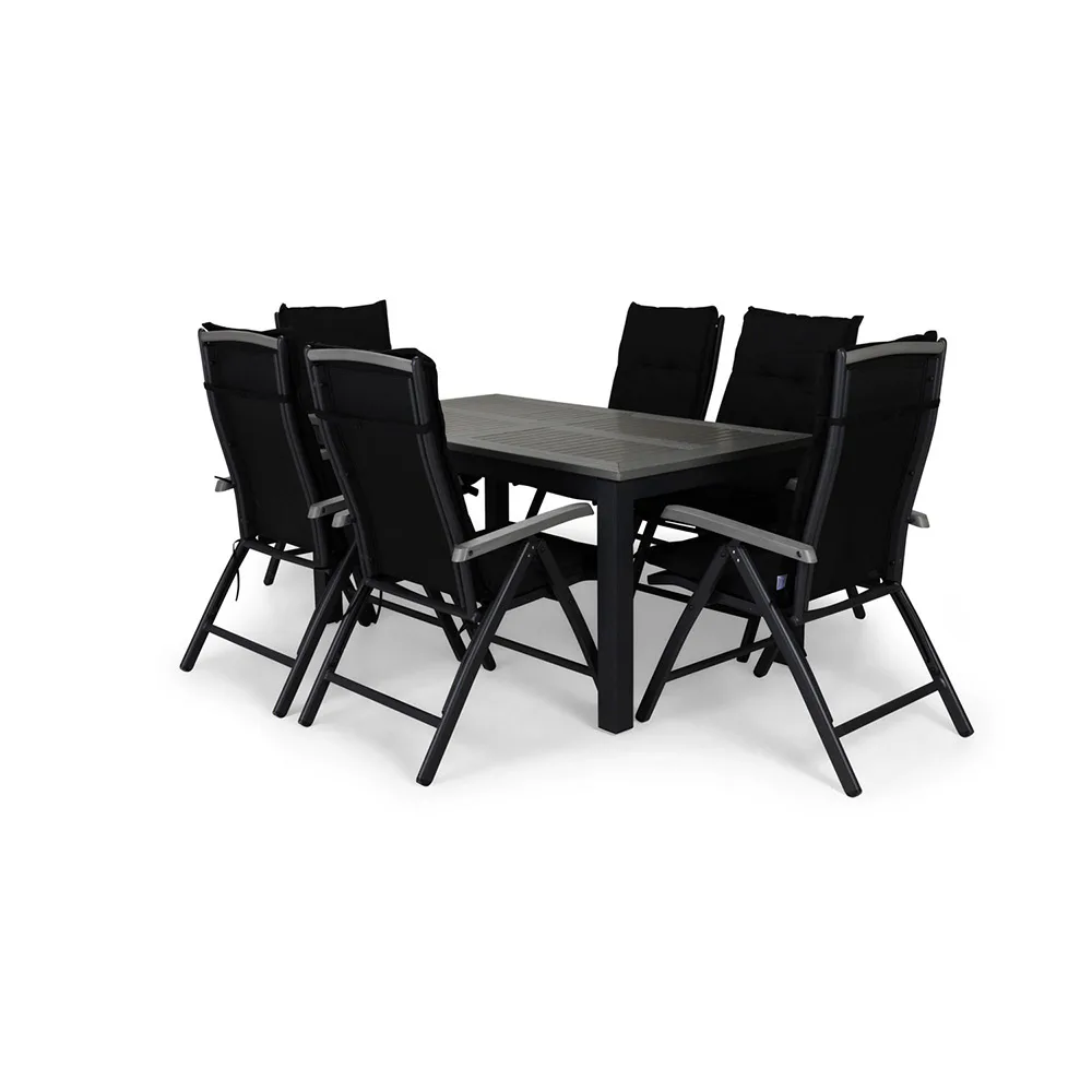 Matgrupp Utomhus Comfort Garden Monaco 152-210 Lyx 6 inkl. Dynor