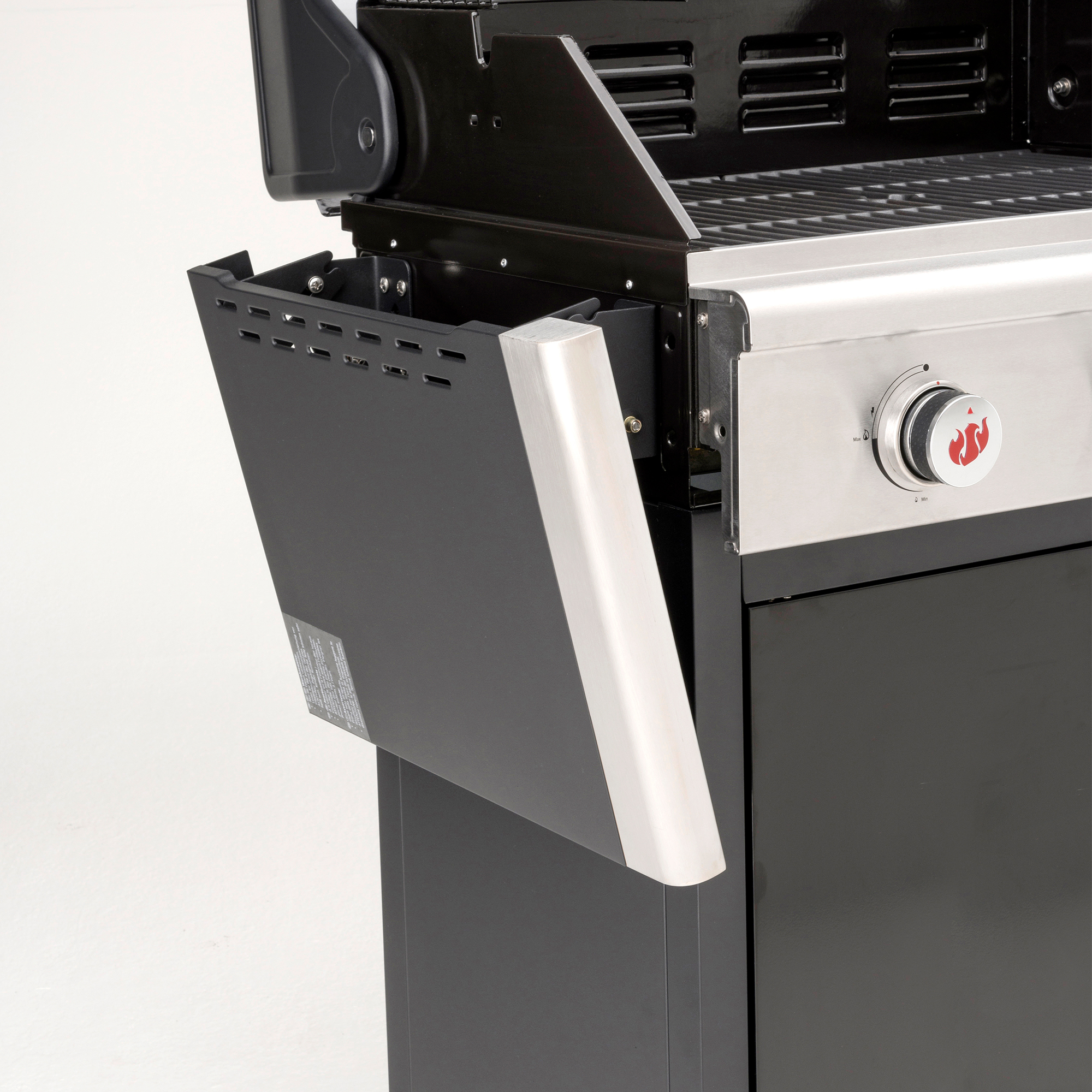 Gasolgrill Landmann Triton flexX PTS 2.0 Black Rostfritt Stål 2 Brännare & Integrerad Termometer