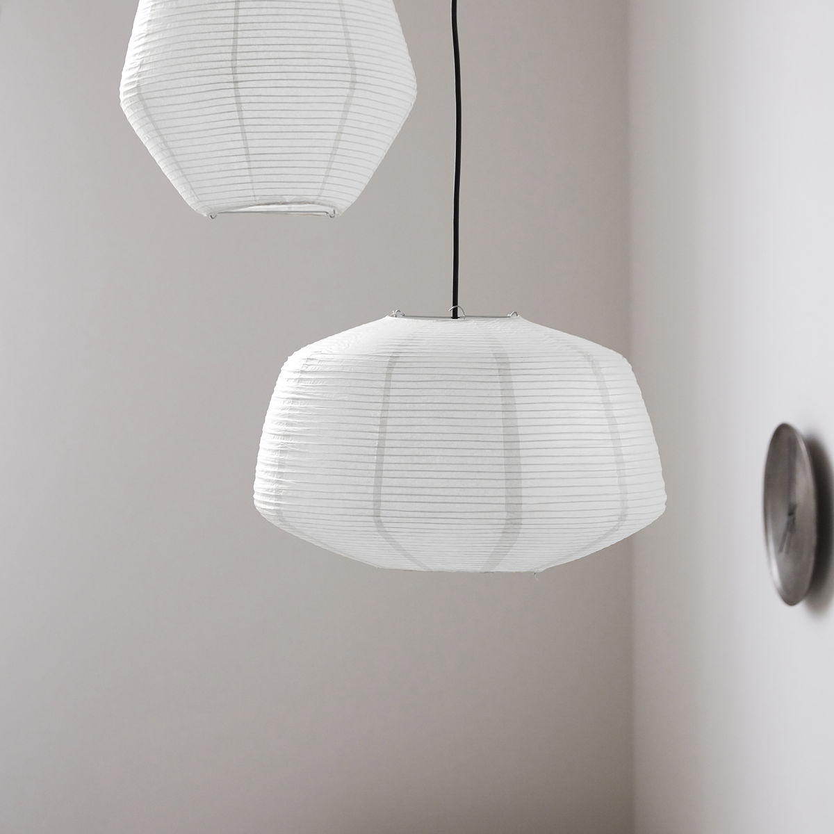 Lampskärm, Bidar, Vit Vit