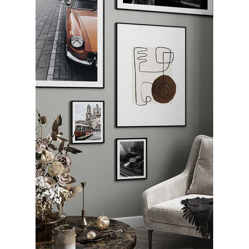 Poster Gallerix Abstract Brushed No2