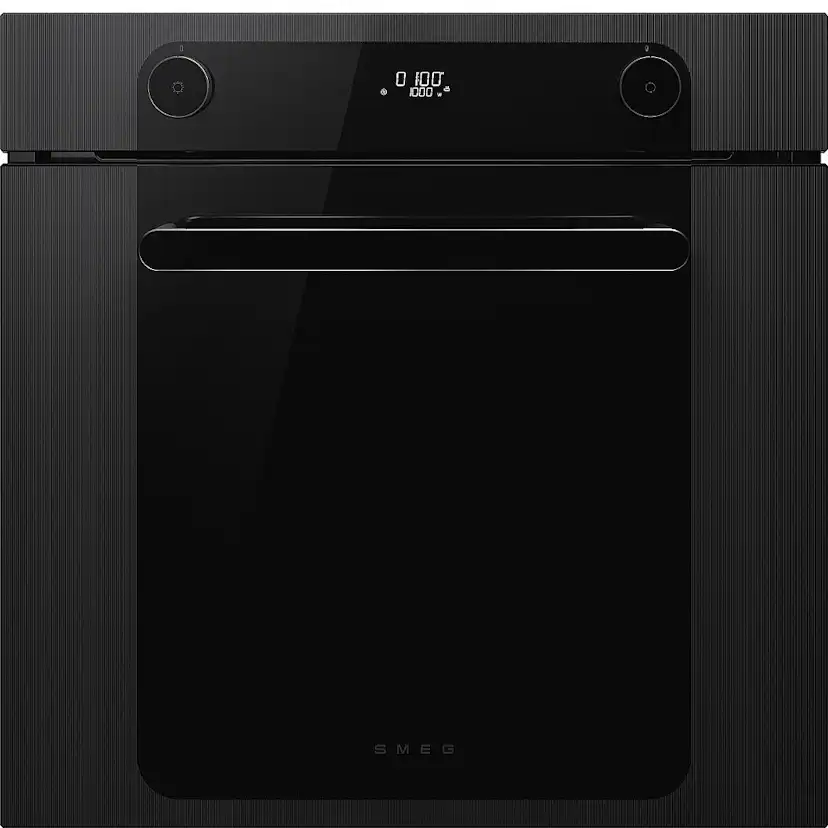 Termoventilerad Ugn Smeg SF6201TB med Temperaturkontroll Svart 60 cm