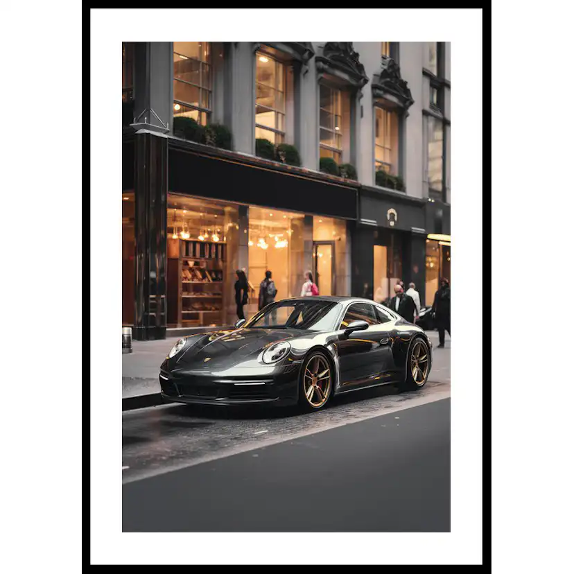 Porsche 911 Carrera Street View 70x100 70x100 cm