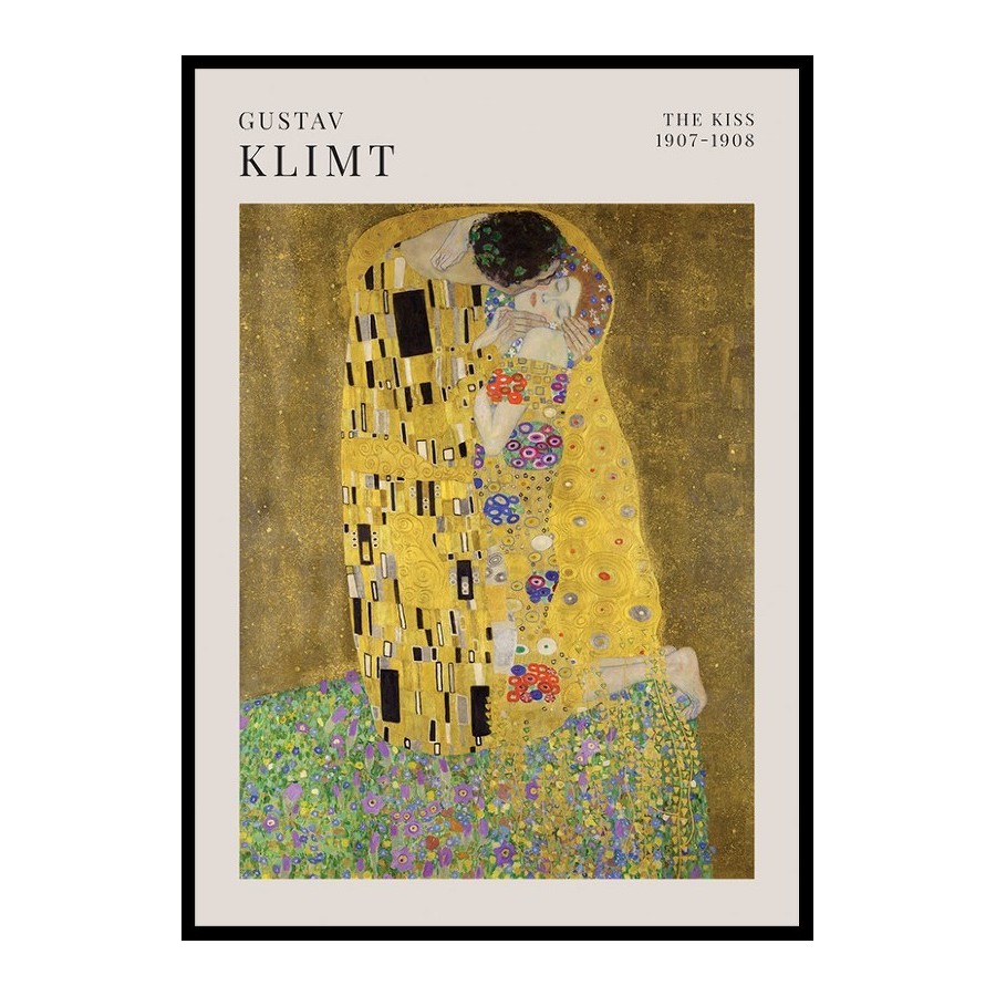 Poster Gallerix The Kiss By Gustav Klimt
