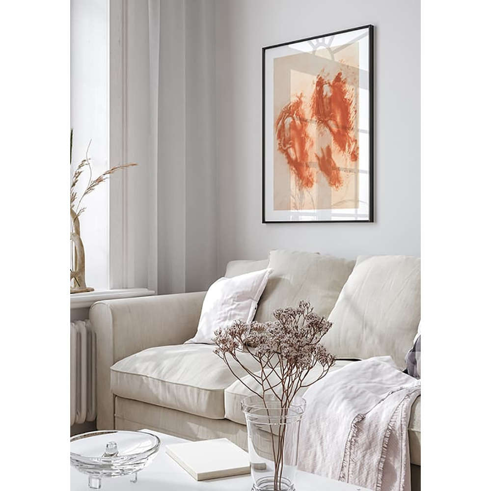 Poster Gallerix Study in Orange By René Le Bègue