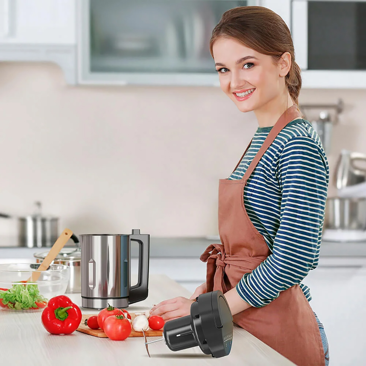 Soppkokare BLACK+DECKER Rostfritt Stål 900W 1,6L för Övriga Maskiner för Köket