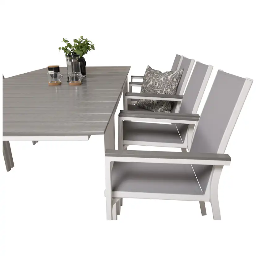 Matgrupp Venture Home Lova 160/240 med 8 Pincy Stolar