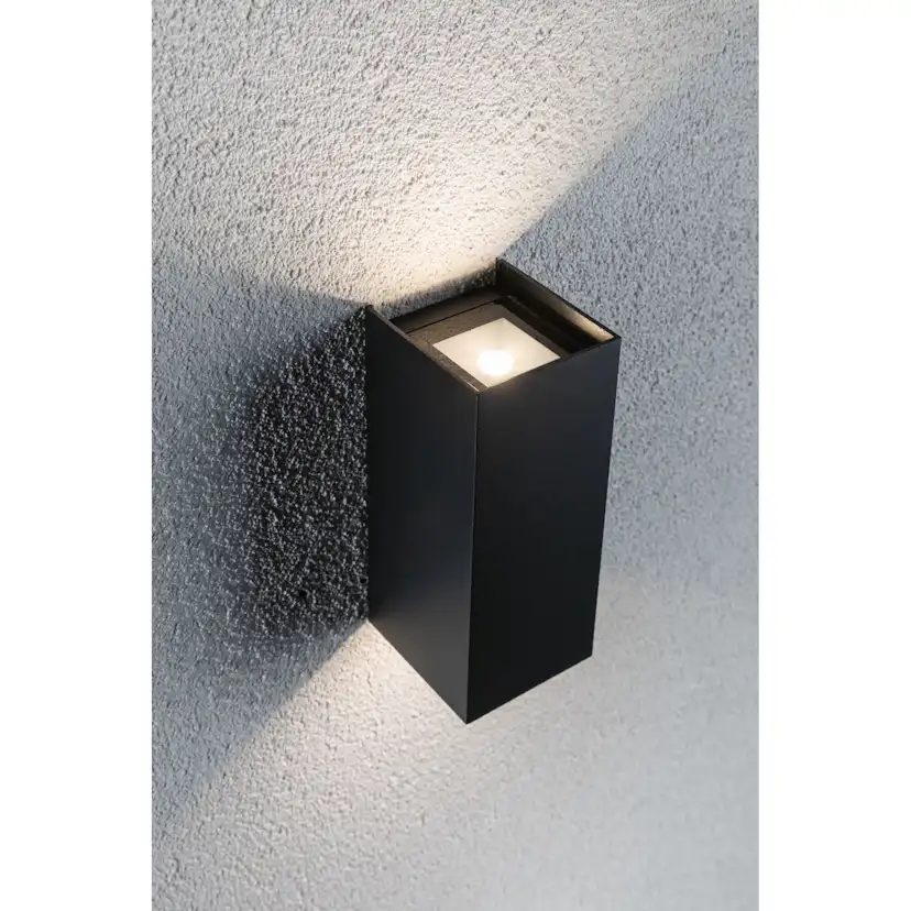 Fasadbelysning Paulmann Flame LED Upp/Ned IP44 Vinkelformad 230V Höjd: 155 mm