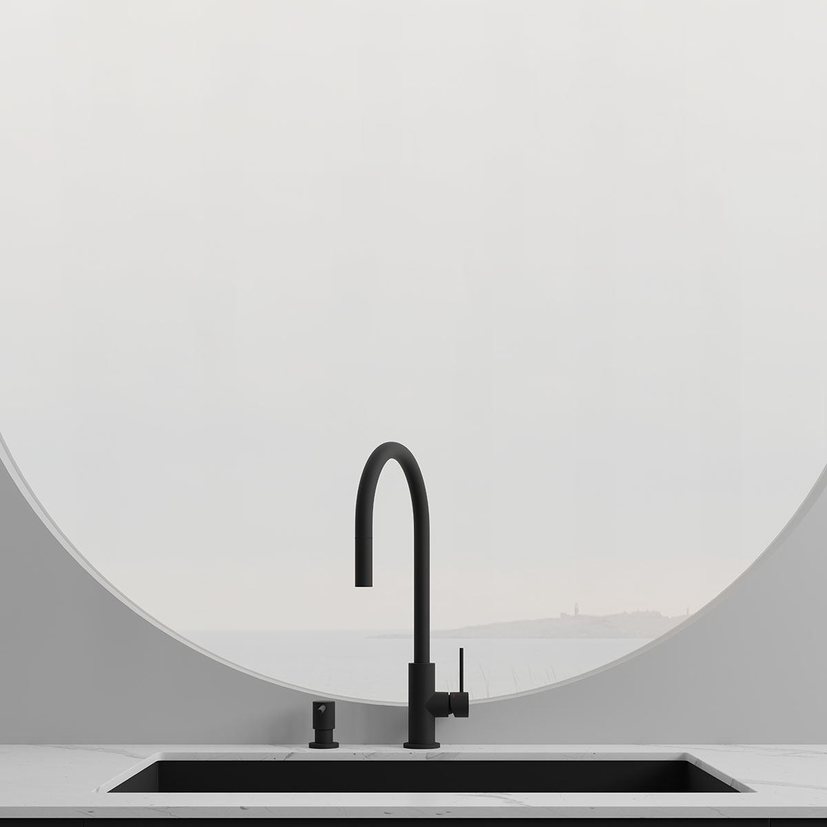 Köksblandare Scandtap Steel Accent med Utdragbar Pip
