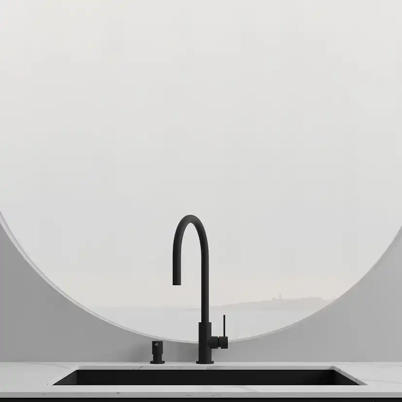 Köksblandare Scandtap Steel Accent med Utdragbar Pip