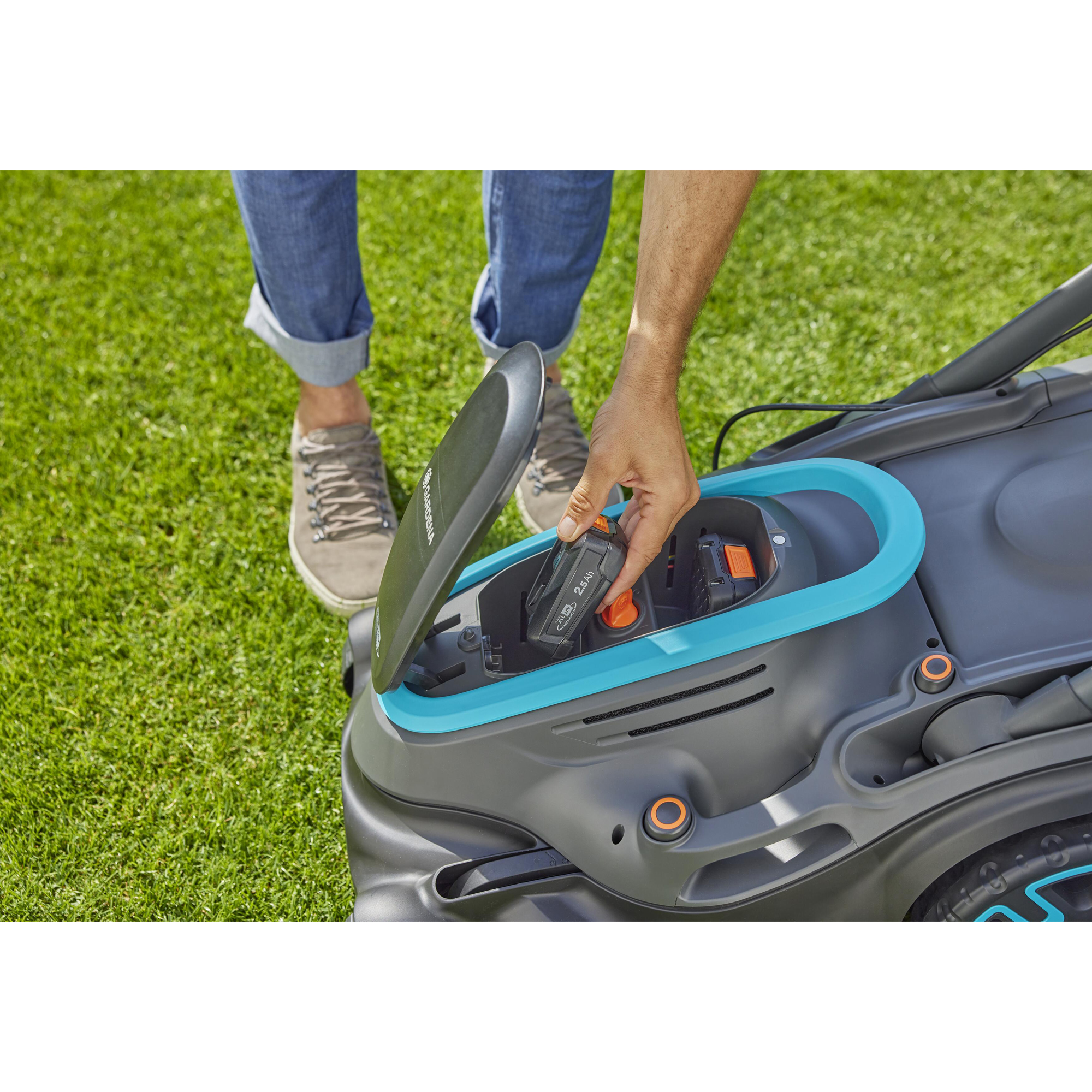 Gräsklippare Gardena PowerMax Duo 46/36V Set 2.5