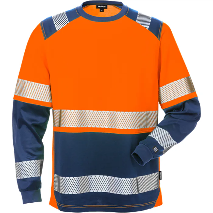 Orange/Marinblå
