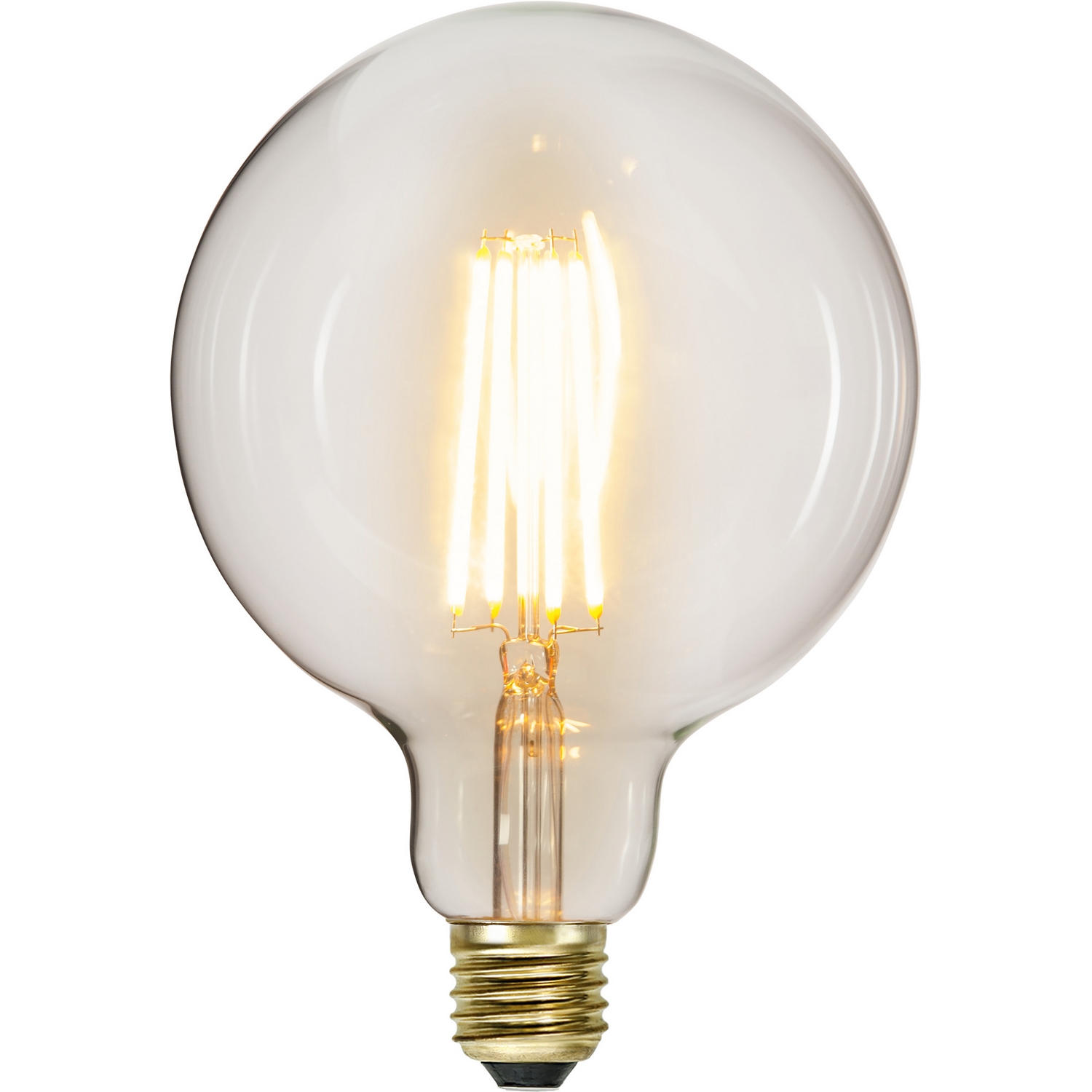 LED-lampa Star Trading E27 G125 Soft Glow 3-step Dimbar
