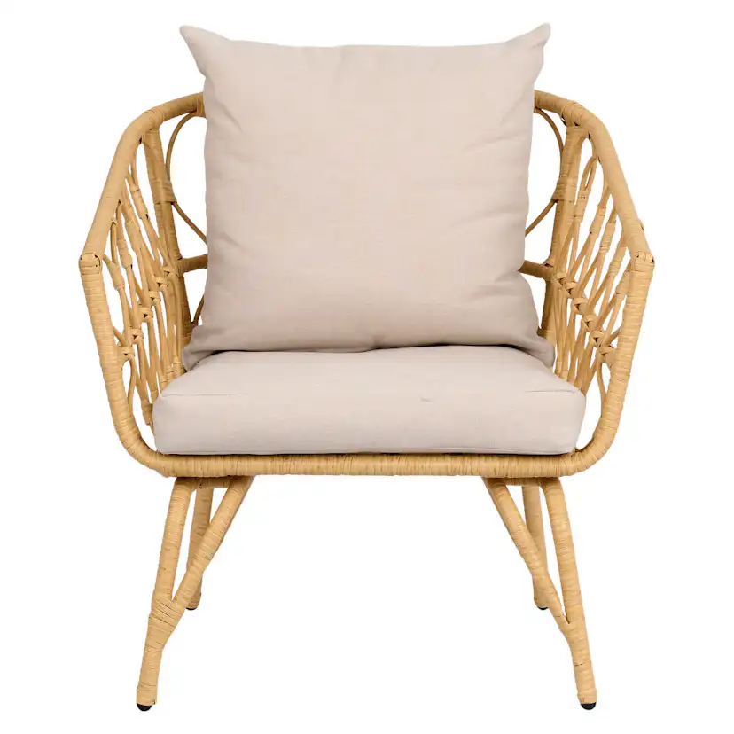 Loungeset ENVY DESIGN Magrethe Utemöbler med Dynor i Rotting