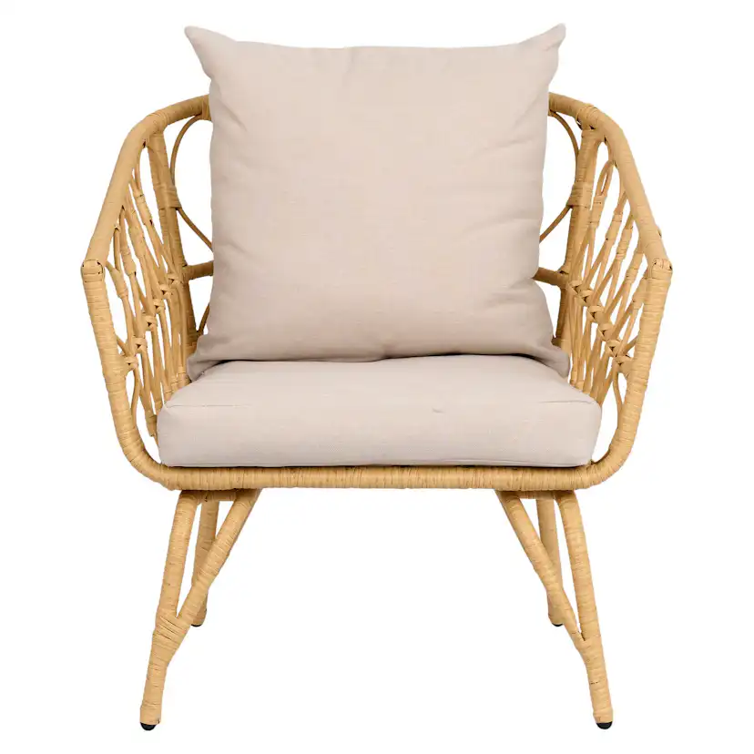 Loungeset ENVY DESIGN Magrethe Utemöbler med Dynor i Rotting