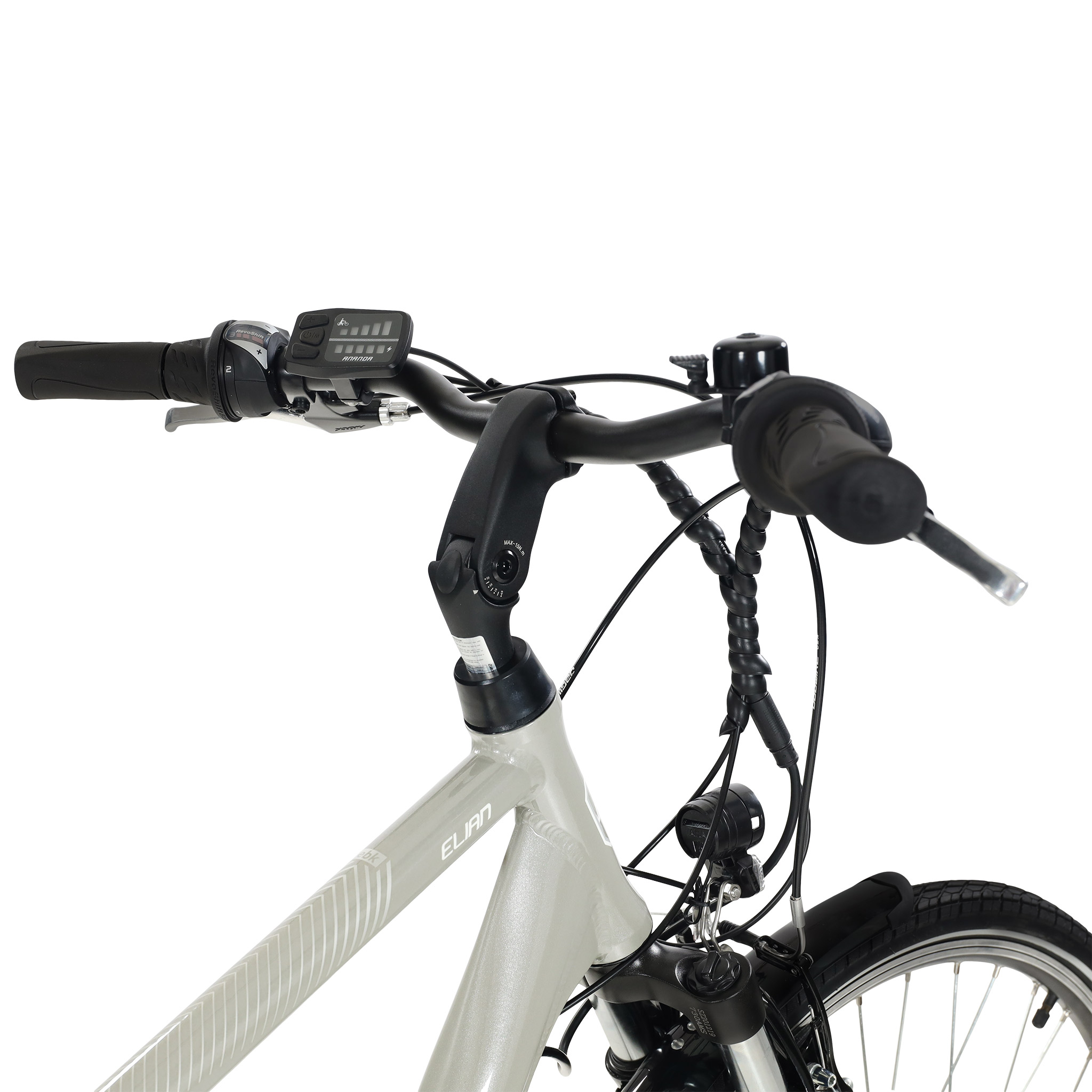 Elcykel Lyfco Herr 28" - Elian 13 Ah Silver